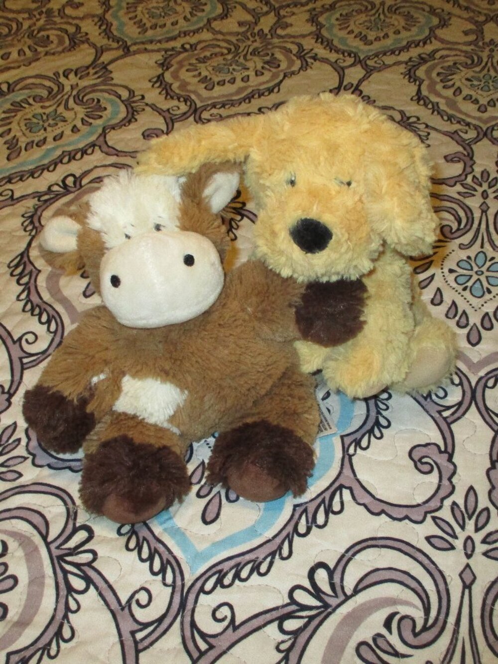 2 🐄 Highland Cow & Labadoodle Dog Warmies Junior🐄